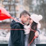 Couple on first date